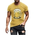 thumbnail image 2 of Fnnxeal Mens 3D Blue Bubble Print T-Shirt Plus Size Short Sleeve Crewneck Polyester Spandex Sublimation Summer Casual Tee 5XL 7XL,Size 2XL, 2 of 5