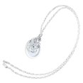thumbnail image 3 of 4.5X Collar Lupa Metal Portátil Lupa Cadena Colgante para Lectura Plata, 3 of 5