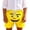 A-Yellow#girls boys swim trunks, variant on Girls Boys Swim Trunks Board Shorts Funny Cartoon Face Print Swimming Trunks Quick Dry Beach Shorts Casual Summer Short Purple 11 Years