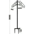 thumbnail image 4 of Artigarden Freestanding Garden Hose Holder Hanger, Heavy Duty Metal Water Hose Storage Stand Rack for Yard Lawn, Bright Black (Hose not Included), 4 of 6