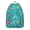 Boho Ethnic Pais, variant on Summer Pineapple Pattern School Backpack, Golden Tropical Fruit Print Lightweight Travel Backpack for Women and Teens