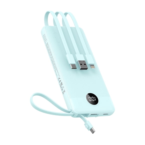 Cargador portátil Power Bank VEEKTOMX de 10000 mAh para iPhone