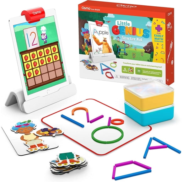 Osmo - Little Genius Starter Kit: Plus Early Math Adventure - iPad [Electronics]