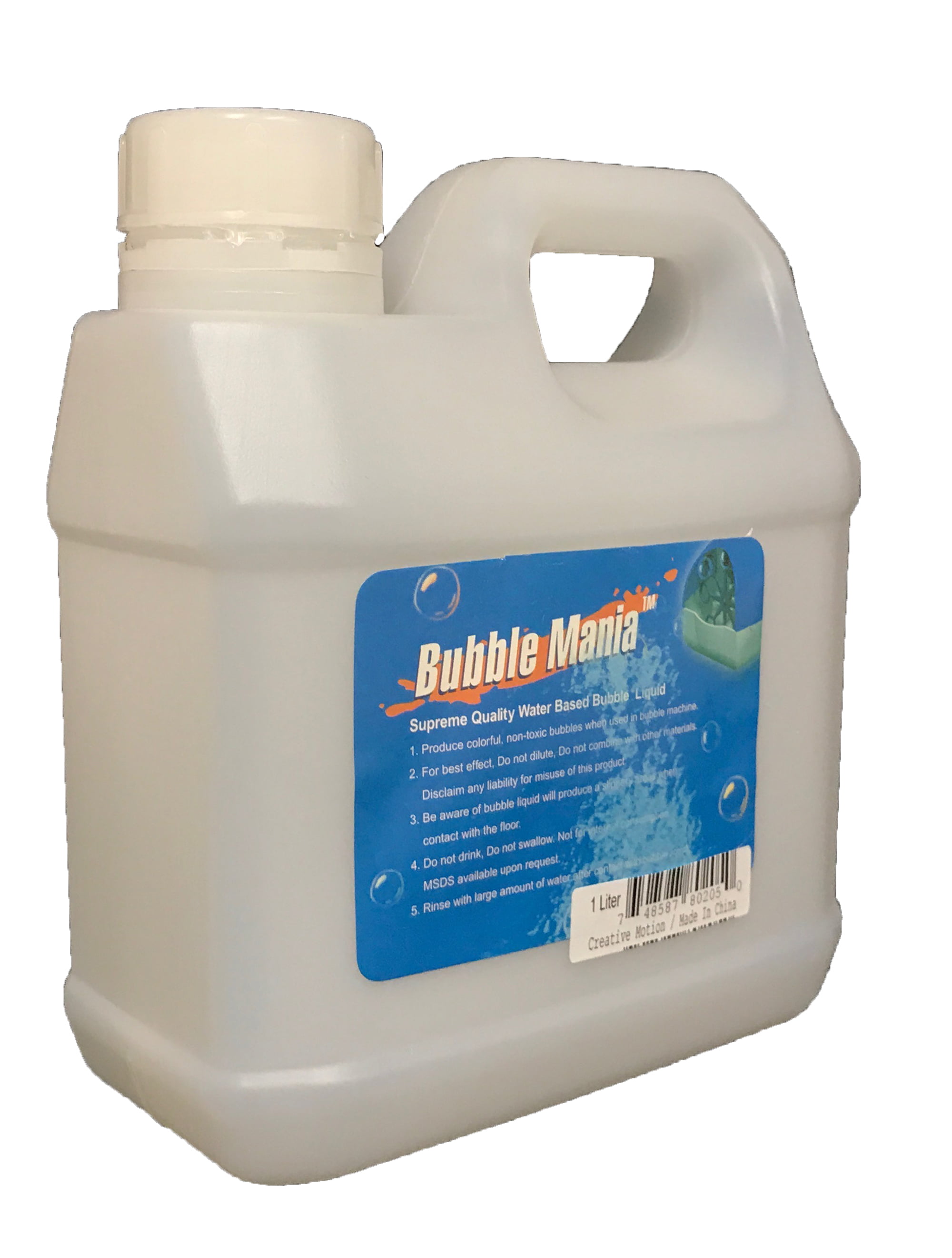 Creates Long Lasting Colorful Bubbles 1 Gallon Non-Toxic - Bubbles Premium Bubble Machine Fluid