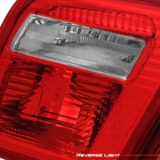 AKKON - Red Clear LED Tail Brake Lights Fits 2003 2004 2005 2006 BMW E46 3-Series 325Ci 330CI M3 Coupe 2Door Left+Right Pair