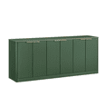 thumbnail image 5 of Hassch 6-Door Storage Cabinet, 67" Large Credenza, Modern Buffet Sideboard for Living Room, Dining Room, Kitchen, Hallway, Green, 5 of 8