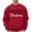Red, variant on Black Hoodie Men Men's Christmas Graphic Print Pullover Hoodie | Festive No Hood Sweatshirt Mens Neck Sweater Zip up Jacket with Stripes Sweater Snag Mens Zip Sweatshirts Hoodies Just It Red S