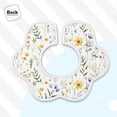 thumbnail image 4 of Hirioo Watercolor Floral A for Baby Cotton Petal Bib Drool Bibs for Baby Boy Unisex, 4 of 9