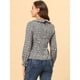thumbnail image 4 of Blusa Cuello Manga Larga Volantes Parte Superior Negro T M, 4 of 5