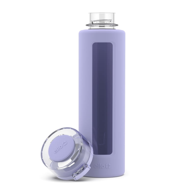 Ello Clara 20oz Glass Water Bottle with Silicone Sleeve photo 4