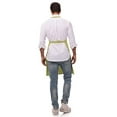 thumbnail image 3 of Chef Works Unisex Butcher Apron, Adjustable Bib Cooking Apron with Pocket, Lime, 3 of 8
