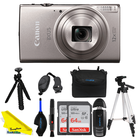 Canon IXUS 285 HS Silver - BuzzPhoto Pro Bundle