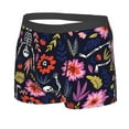 thumbnail image 2 of Kll Dancing Skeletons Floral Garden Men'S Cotton Boxer Briefs Underwear-Large, 2 of 9