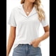thumbnail image 1 of Camisas de Mujer con Cuello de Solapa, Cuello en V, Blusa de Corta, Blusa Informal Elegante. XL, 1 of 9