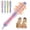 Pink, variant on Curling Iron for Short Hair,Curling Iron Heated Round Brush Antiscald Mini Curling Brush for Short Hair Electric Wand Curling Iron Ceramic Hair Tools(Pink 7.5in)from Biweutydys