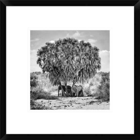 Global Gallery Marcel Rebro 'Noon Meeting' Framed Wall Art