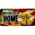 thumbnail image 2 of There Is No Place Like Home Troops Metal License Plate, 2 of 2