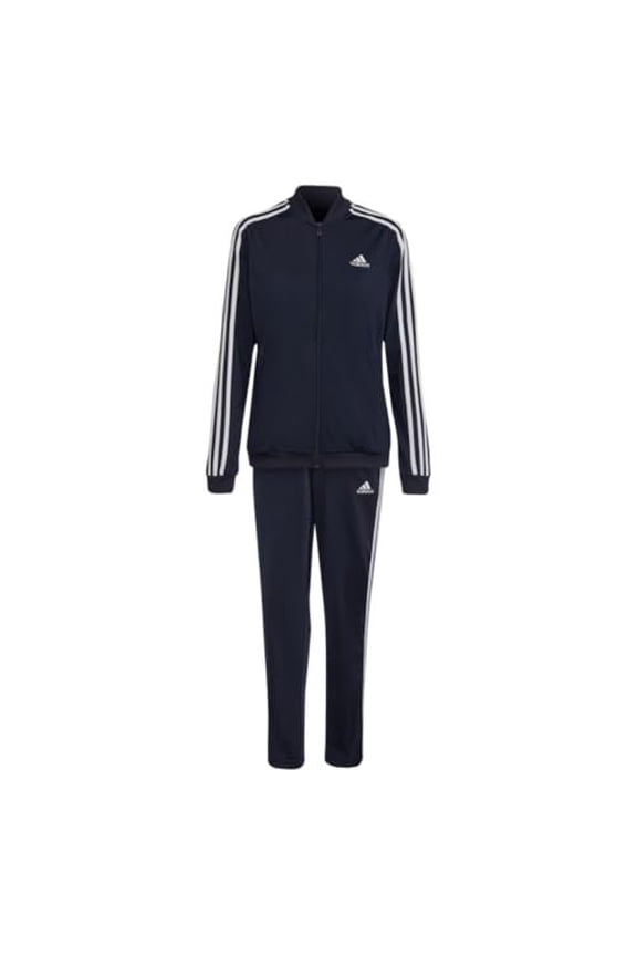 Women's Essentials 3-Stripes Track Suit, Ink/White, X-Small