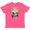 Retro Heather Pink, variant on Inktastic He Is Risen Floral Print Cross with Beautiful Flowers Youth T-Shirt