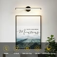 thumbnail image 4 of Black Vanity Light 18W 4000K LED Bathroom Lighting Fixture Angle Adjustable 22 Inch Modern Vanity Light Bar for Bedroom Living Room, 4 of 6