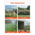 thumbnail image 6 of VEVOR Temporary Fence with Posts, 3.9 x 49.2 FT Plastic Mesh Fencing, Garden Safety Fences Netting with Double-Spike Stakes & Guy Ropes, Temporary Fence for Dogs, Chickens, Plants, Outdoor Yards, 6 of 9