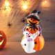 thumbnail image 4 of Lámpara de calabaza de Halloween Luces de calabaza Artesanía Cerámica Los 9x10x15cm perfke Linterna de calabaza, 4 of 7