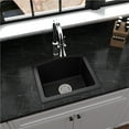 thumbnail image 2 of Karran Usa Qx-680 Quartz Top Mount Sinks 18" Undermount Single Basin Quartz Composite, 2 of 5