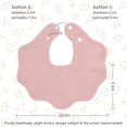 thumbnail image 3 of Dalrosia Muslin Baby Bibs Cotton Absorbent Bandana Drool Bibs for Teething and Drooling, 6-Pack for Baby Boys & Girls, 3 of 5