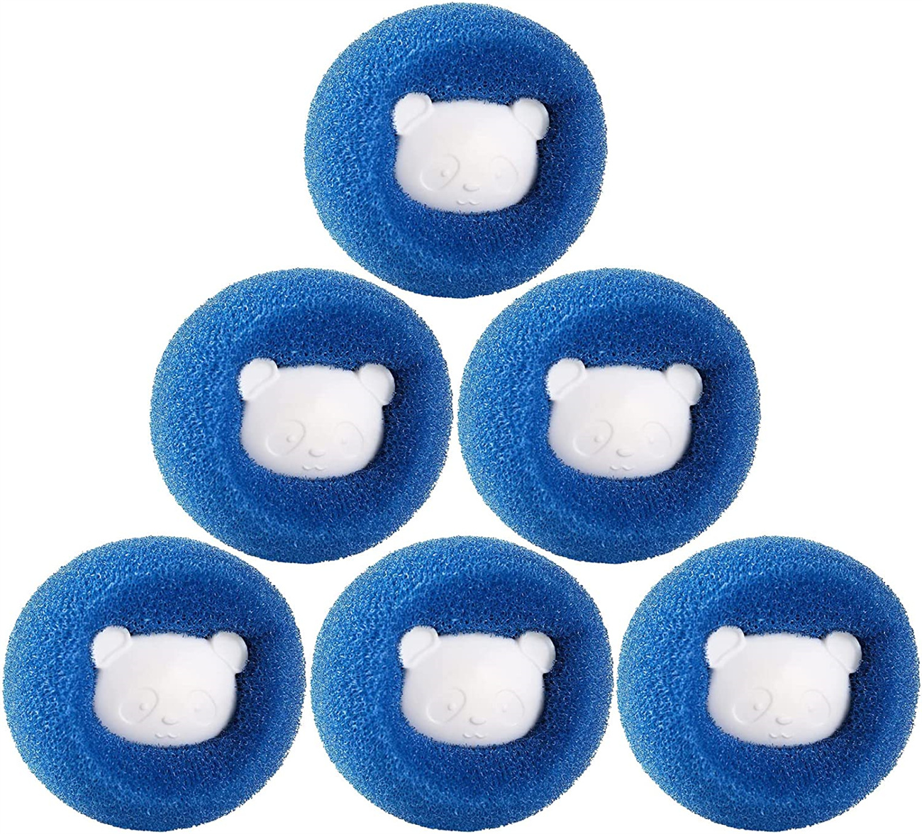 6Pcs Hair Removal Cleaning Ball, Pet Hair Remover for Laundry, Reusable
