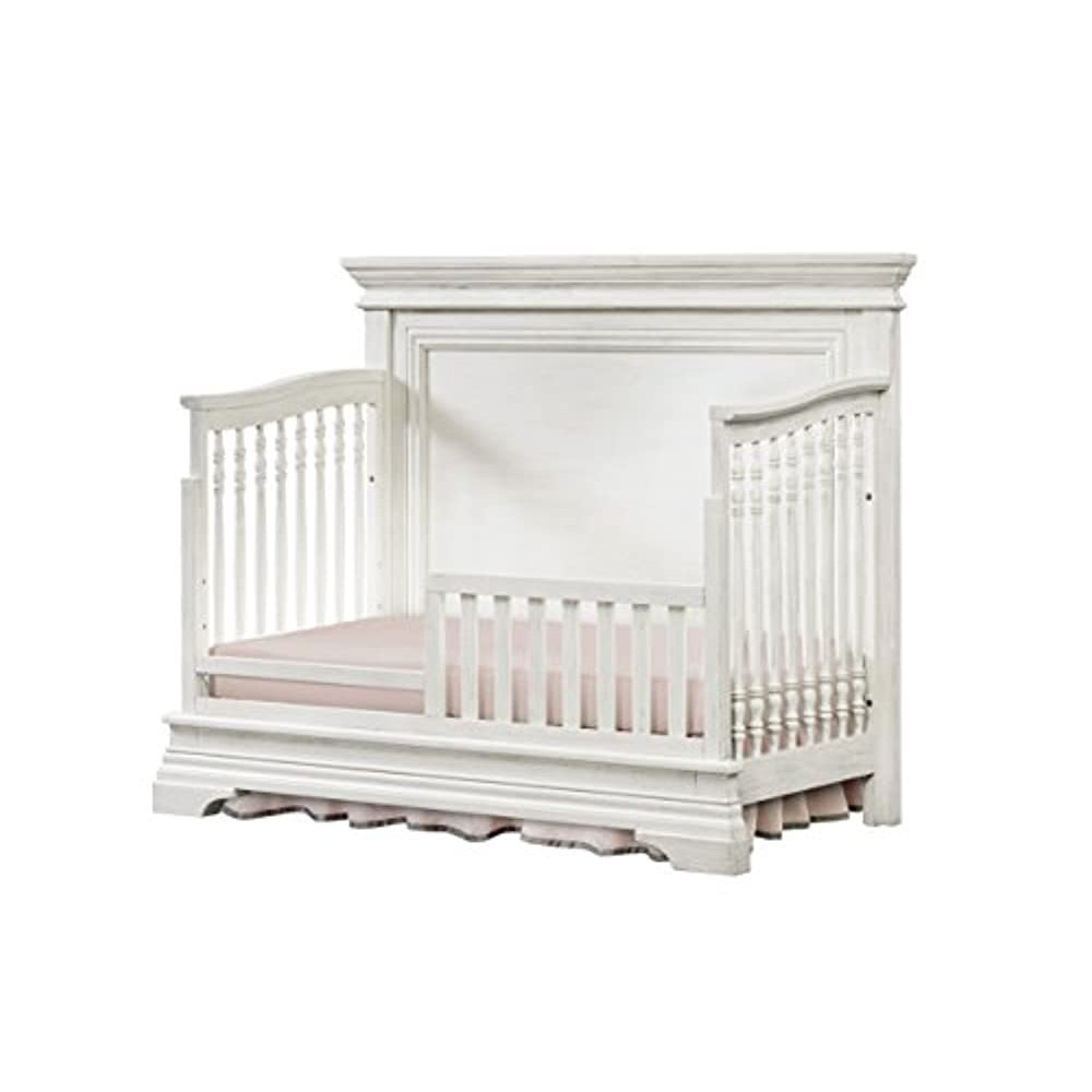 Westwood Design Olivia 4 in 1 Convertible Crib, Brushed White