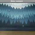 thumbnail image 5 of Ambesonne Blue Place Mats Set of 4, Mountain Trees and Birds View, Standard Size, Dark Lavender Sea Blue, 5 of 5
