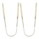 thumbnail image 2 of 2024 2pcs Tongue Scraper Stainless Steel U Shape Tongue Cleaner for Oral Care HygieneGold, 2 of 5