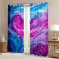 thumbnail image 2 of Feelyou Love Heart Marbling Curtains Pack of 2 (42x84 Each), Modern Fashion Abstract Curtains Blackout, Teen Adult Women Girl Bedroom Curtains, Curtains and Drapes Home Decor, 2 of 6