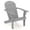Gris, variante sur Costway Chaise Adirondack de Patio avec Siège Incliné, Dossier Haut et Larges Accoudoirs, Rouge