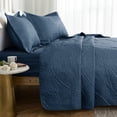 thumbnail image 4 of Twin Quilt Set - Lightweight Summer Bedspread Bedding Set for All Season, 2 Piece (1 Quilt, 1 Pillow Sham), 4 of 10