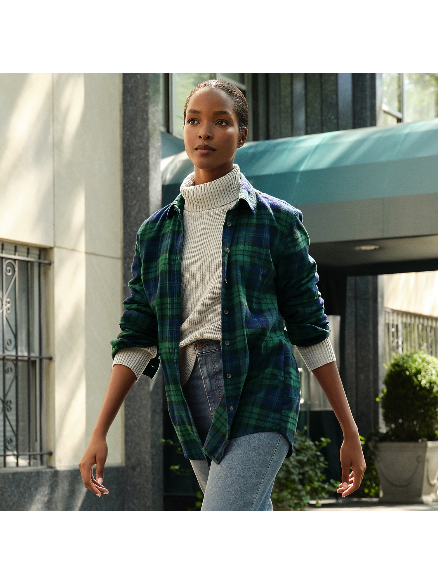 boyfriend fit flannel