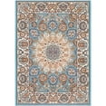 thumbnail image 2 of Unique Loom Outdoor Traditional Collection Area Rug - Wisdom (2'  x 3' 1" Rectangle Blue/Ivory), 2 of 9