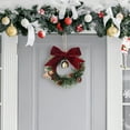 thumbnail image 4 of Festive Seasonal Wreath for Front Door Celebration Greenery Arrangement for Home, 4 of 6