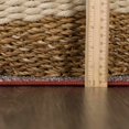 thumbnail image 4 of BoutiqueRugs Ambre Farmhouse Area Rug - Machine Washable - Burgundy, Blue, Beige - 9'2" x 11'9", 4 of 15