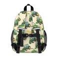 thumbnail image 3 of Tractor and Clouds Cream Pattern Backpack for School, Cute School Bag with Adjustable Shoulder Straps and Padded Back, 15"x11.42"x5.5", 3 of 5