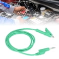 thumbnail image 4 of Clip Test Leads, Injection Molding Safe Test Flexible Brass Cable Electrical  For Car Battery Green, 4 of 8