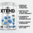 thumbnail image 4 of XTEND Original BCAA Powder, Sugar Free Post Workout Muscle Recovery Drink with Amino Acids and 7g BCAAs, Blue Raspberry Ice Flavor, 30 Servings, 4 of 8