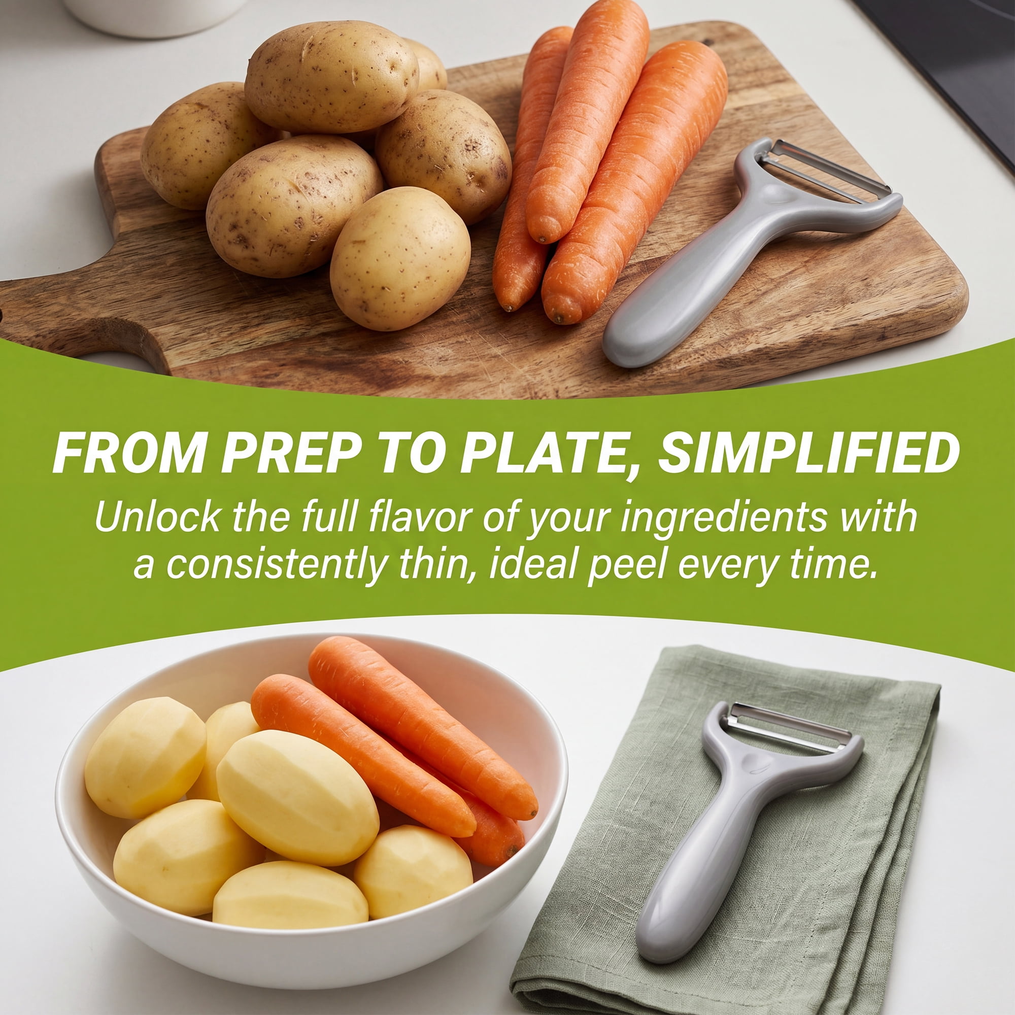 Unique Bargains Plastic Vegetable Peeler with Ergonomic Handle Dark Gray 5.9x2.4x0.6 inch