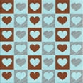 thumbnail image 1 of Ahgly Company Machine Washable Indoor Square Transitional Blue Lagoon Blue Area Rugs, 8' Square, 1 of 7