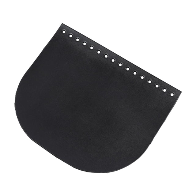 Bolso bandolera Zulema Solapa de hombro con agujeros Negro
