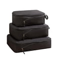 thumbnail image 6 of Hvmvliv Travel Clothes Storage Bag Three Piece Set, Portable Multifunctional Luggage Organizer Bags for Suitcase Packing & Classification Black, 6 of 7