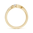 thumbnail image 2 of ANGARA Natural 0.65 Ct. Diamond Fashion Ring in 14K Yellow Gold for Women (Ring Size: 11.5), 2 of 10