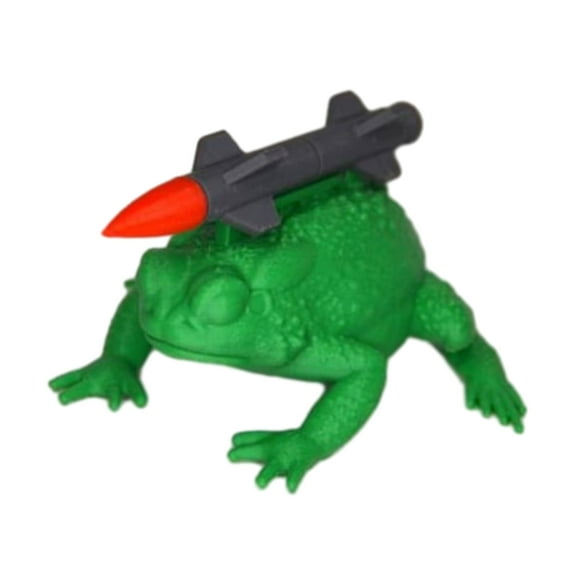 JZROCKER Playful Missile Frog Christmas Decoration Bring Delight to Your Home Offices
