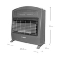 thumbnail image 4 of Calefactor de Pared Heat Wave Gas Natural Gris, 4 of 4