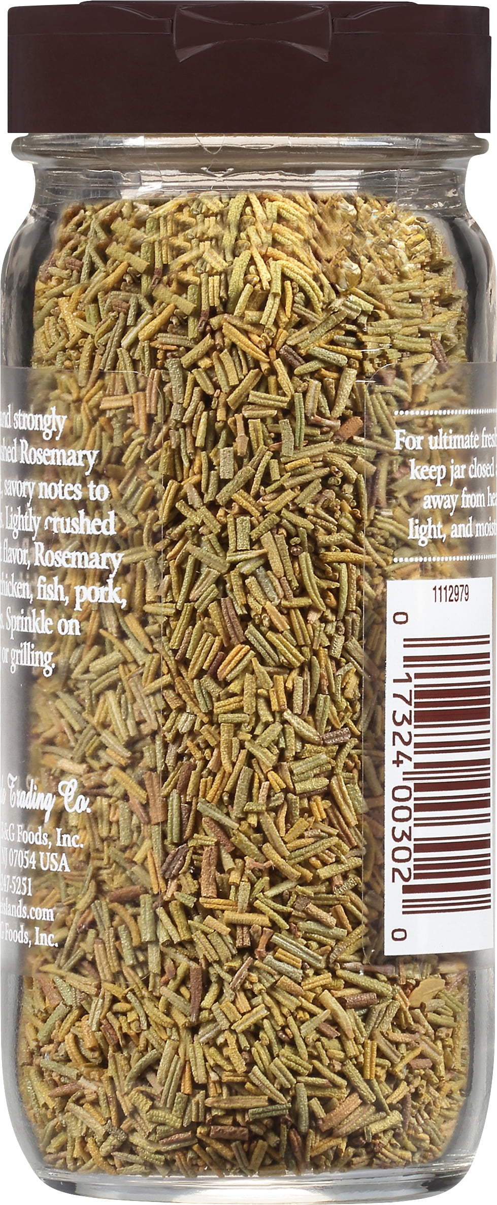 (3 pack) Spice Islands Crushed Rosemary, Kosher, 1.25 oz